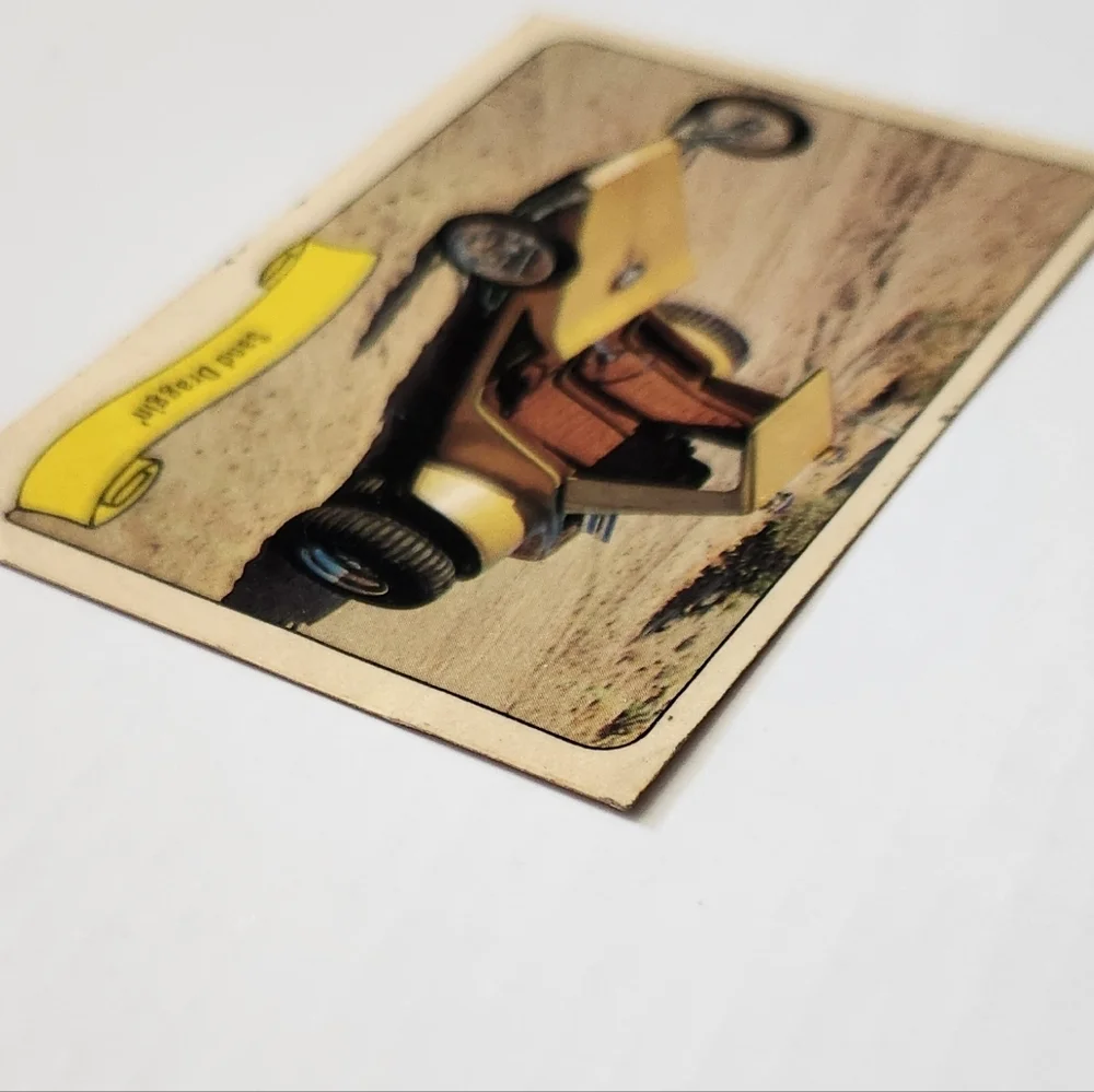 🏜️ Vintage 1970 Fleer GEORGE BARRIS Kustom City Sticker - SAND DRAGGIN’ 🏎️💨